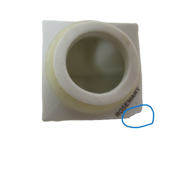 Original Lenox Spice Village Rosemary Spice Jar Cottage House Ceramic - Picture 11 of 11